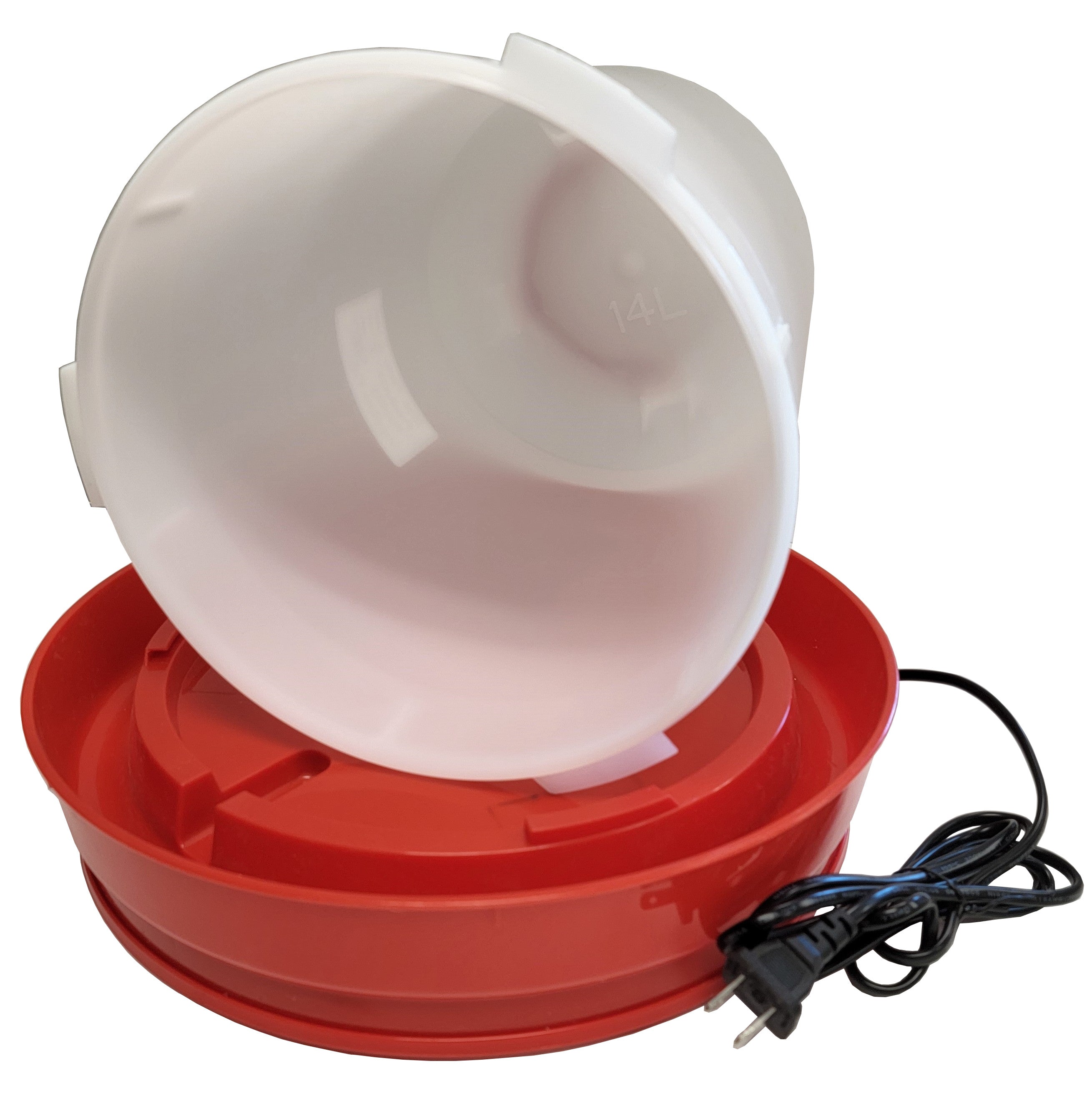 Rite Farm Products 3.7 gallon HEATED gravity chicken poultry waterer