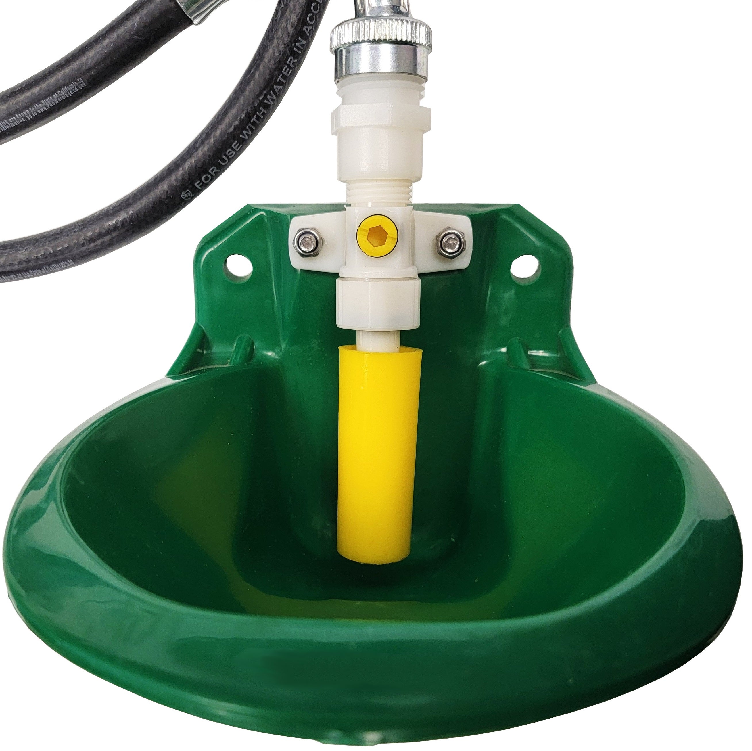 Rite Farm Products Poly Automatic Stock Waterer Drinker with Hose & Fitting