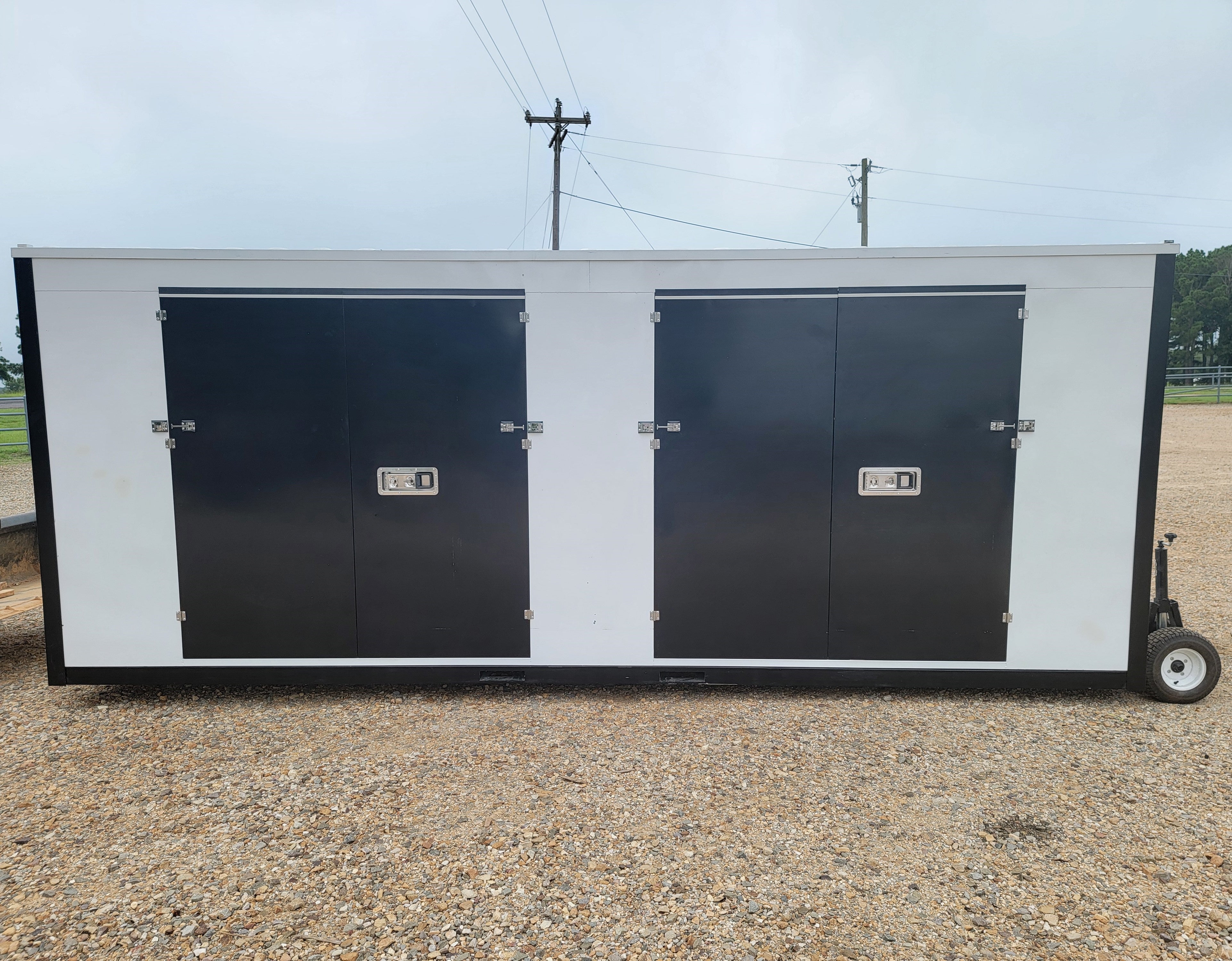 8'x20' Two Door Portable Relocatable Storage Facility Building Container