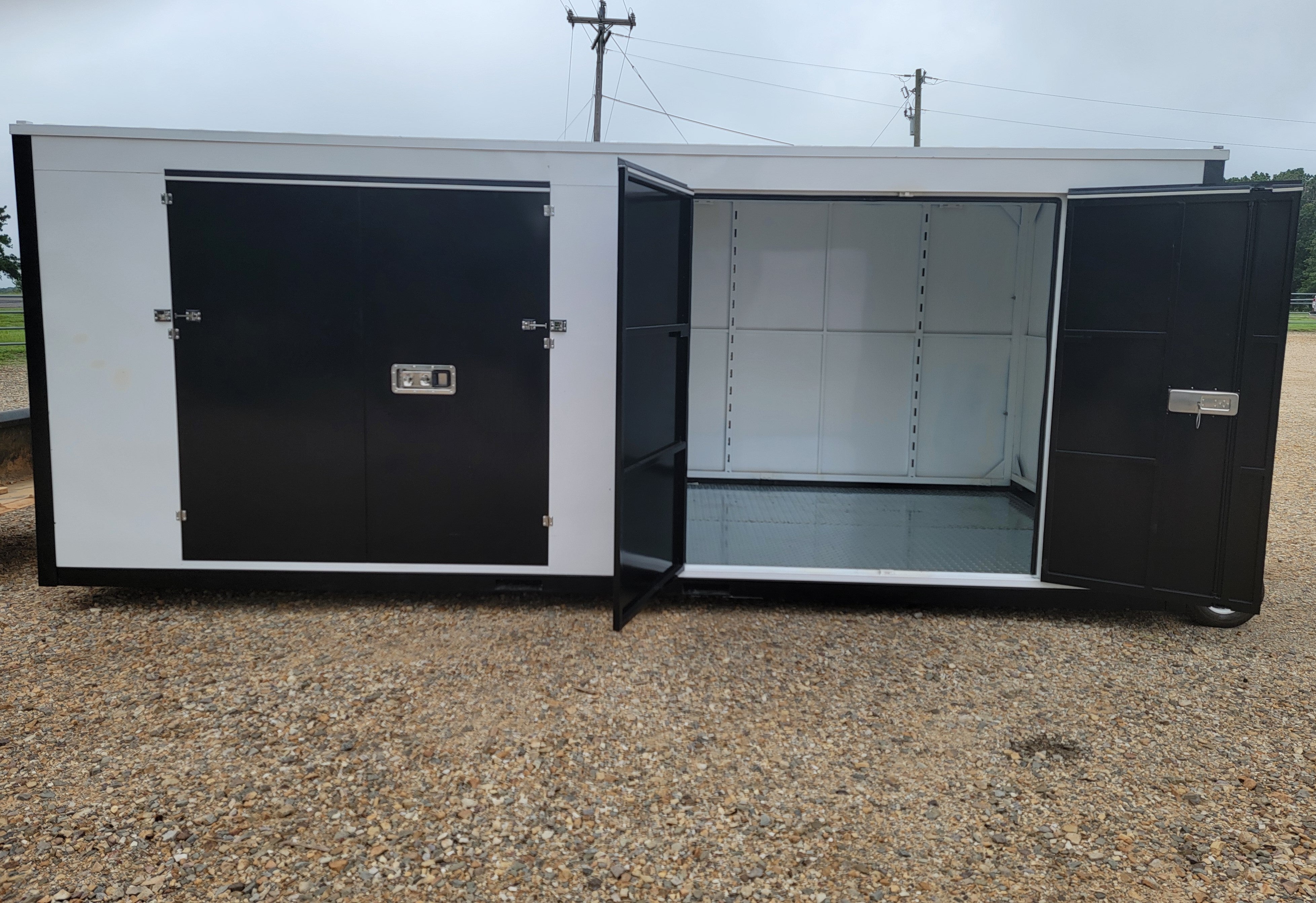 8'x20' Two Door Portable Relocatable Storage Facility Building Container