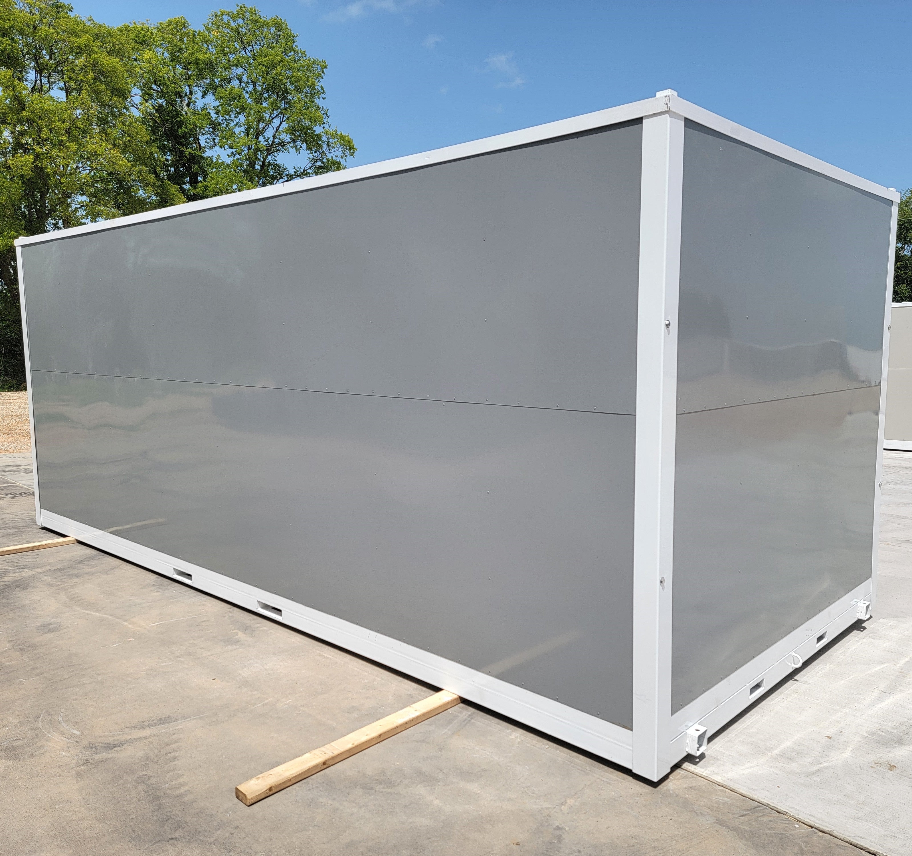 8'x20' Double Livestock Stall Portable Relocatable Storage Building Loafing Shed Container