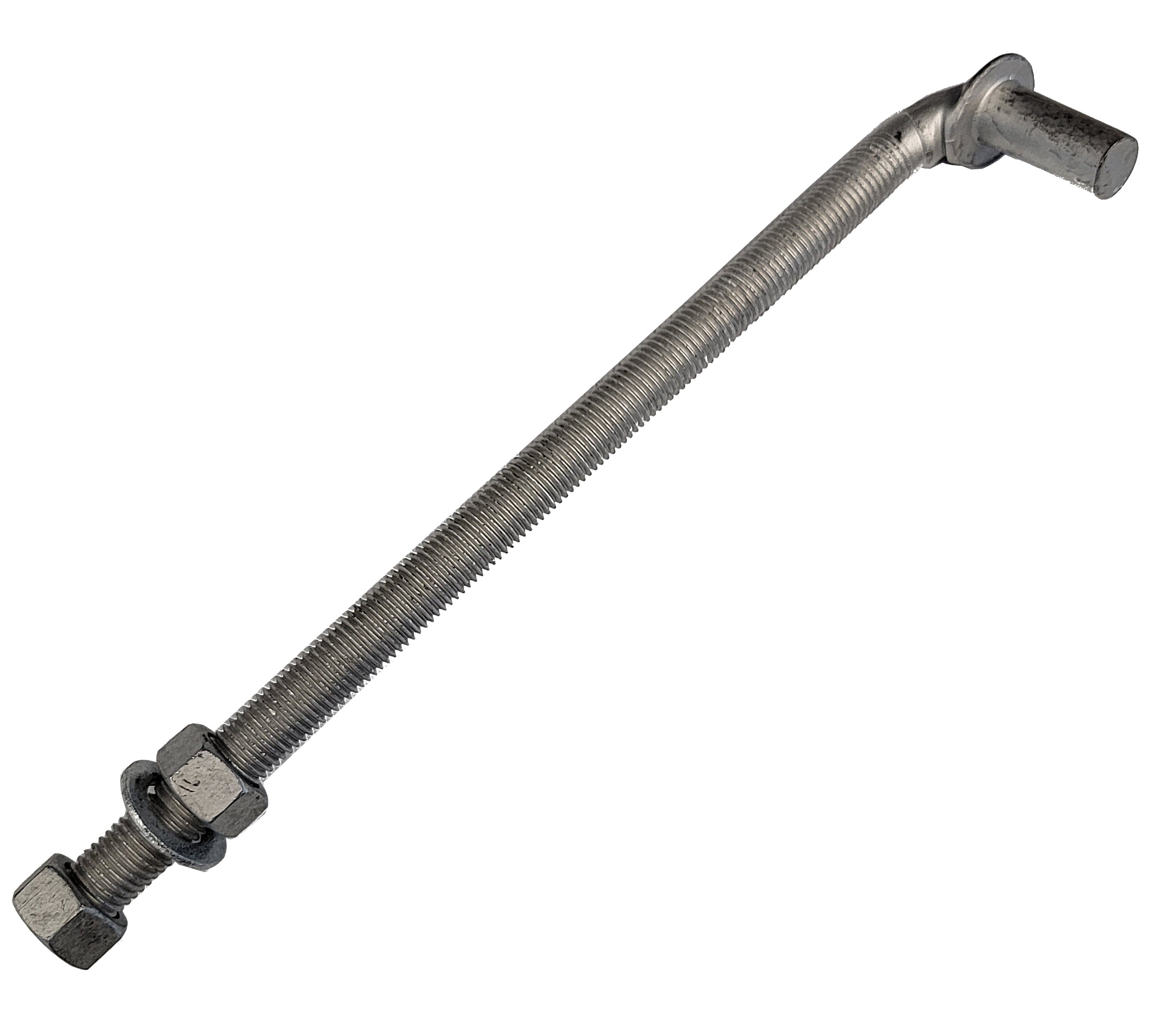 Galvanized 6 Inch J-Bolt for Installing Gate Panels to Metal Posts