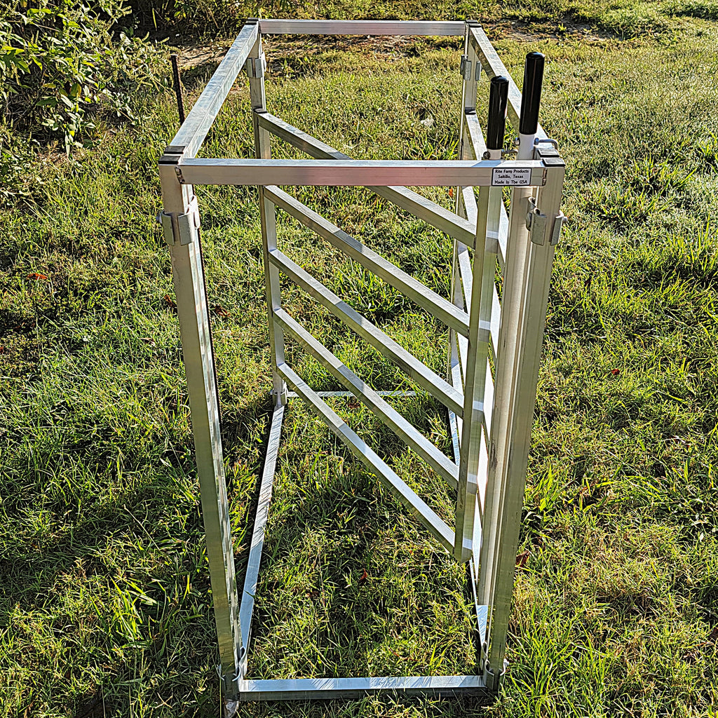 Aluminum 40-Inch-Tall Sheep & Goat 3 Way Sorter gate for Sorting Alley