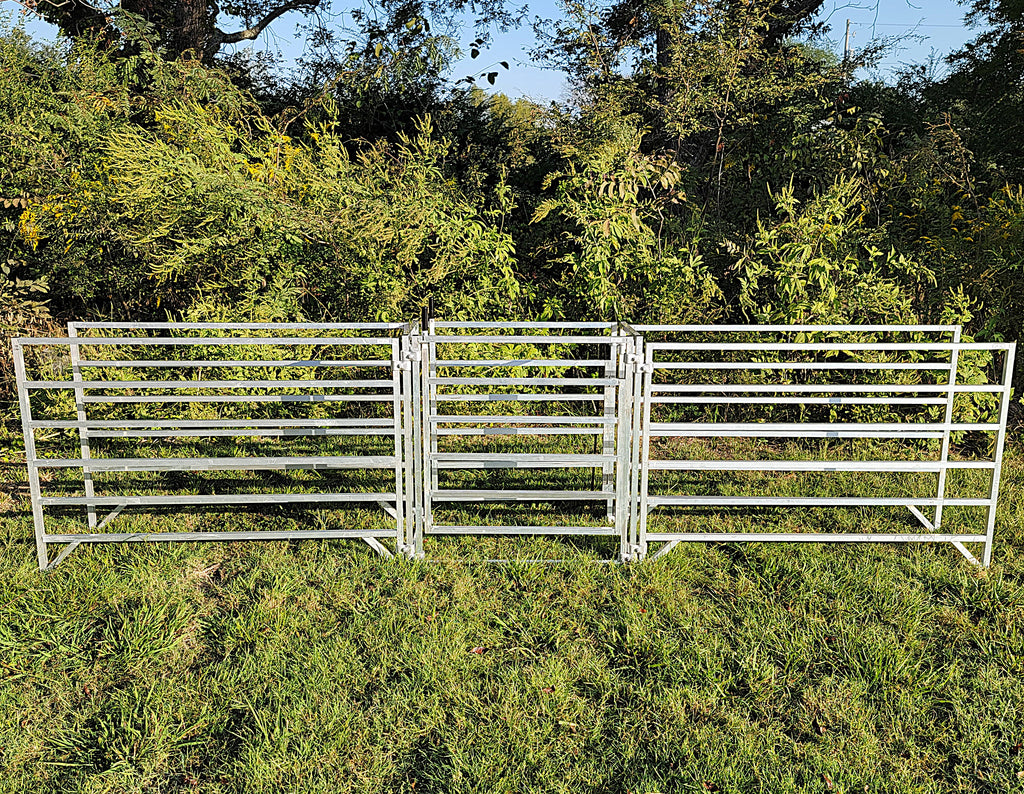 Aluminum 40-Inch-Tall Sheep & Goat 3 Way Sorter gate for Sorting Alley