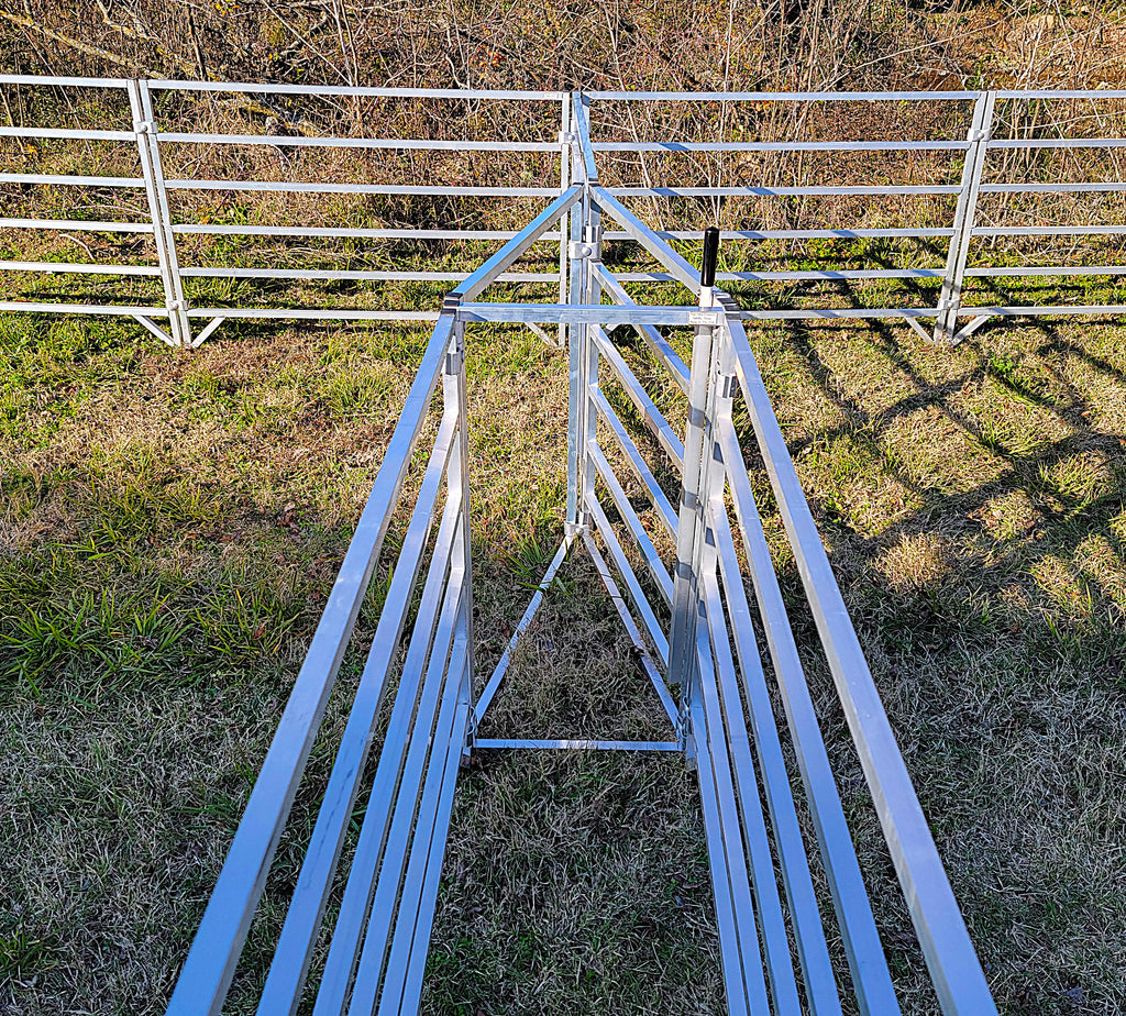 Aluminum 40-Inch-Tall Sheep & Goat 2 Way Sorter gate for Sorting Alley