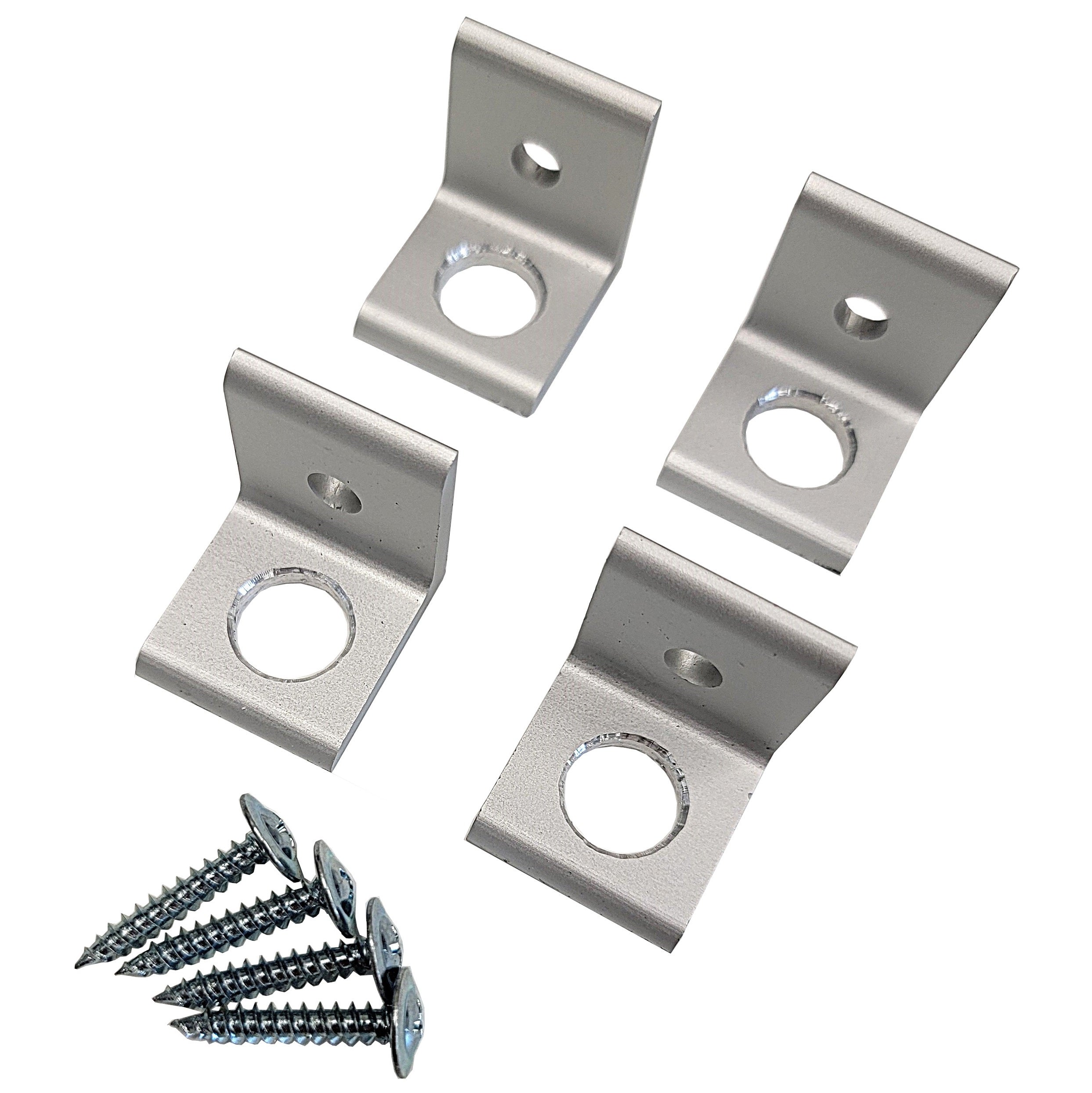 4 Pack of Aluminum Panel Adapters with 2 Rods for Connecting to Other Brands