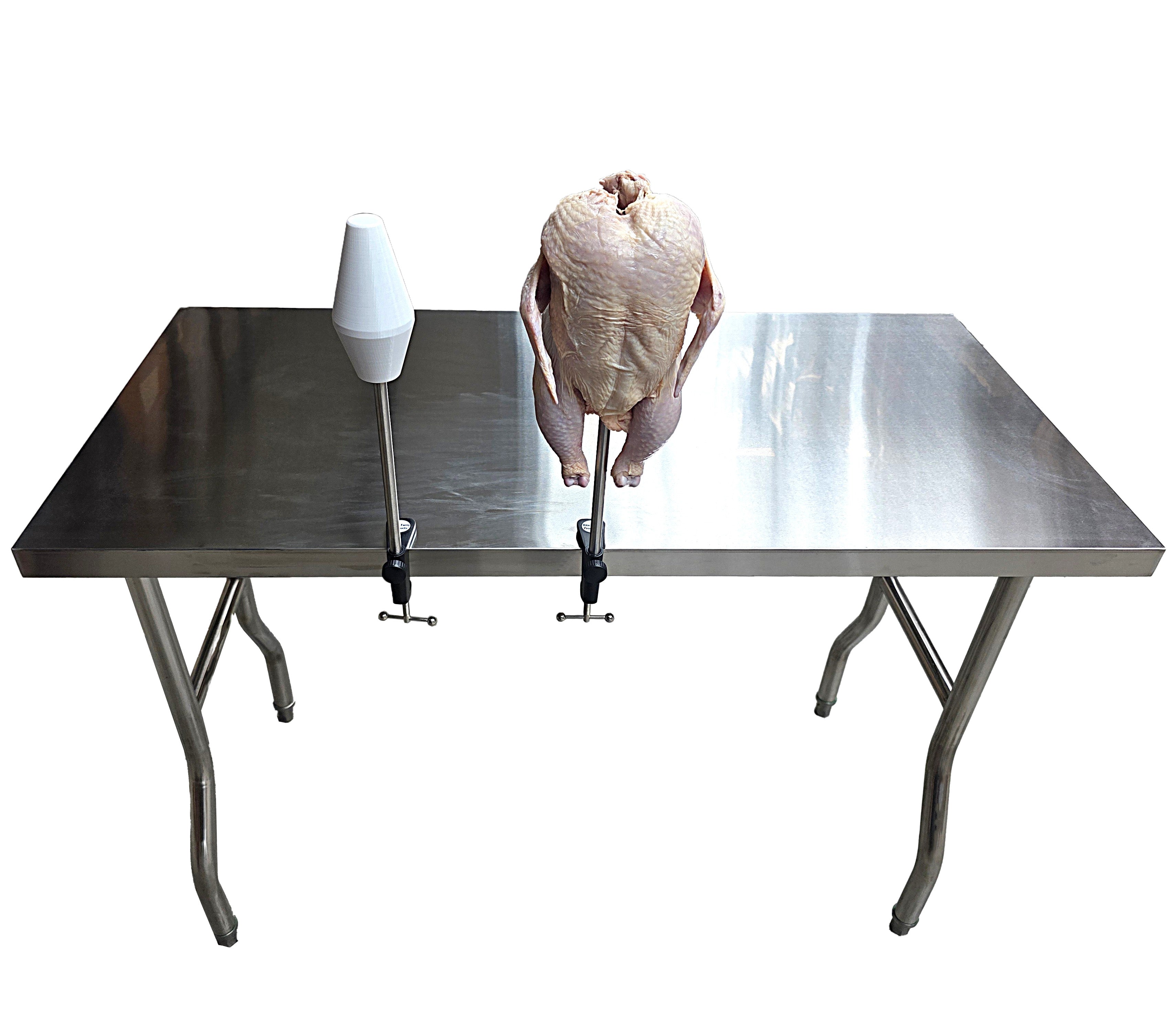 Chicken Cut Up Cone Poultry Deboning Parting Piecing Out Stand Holder