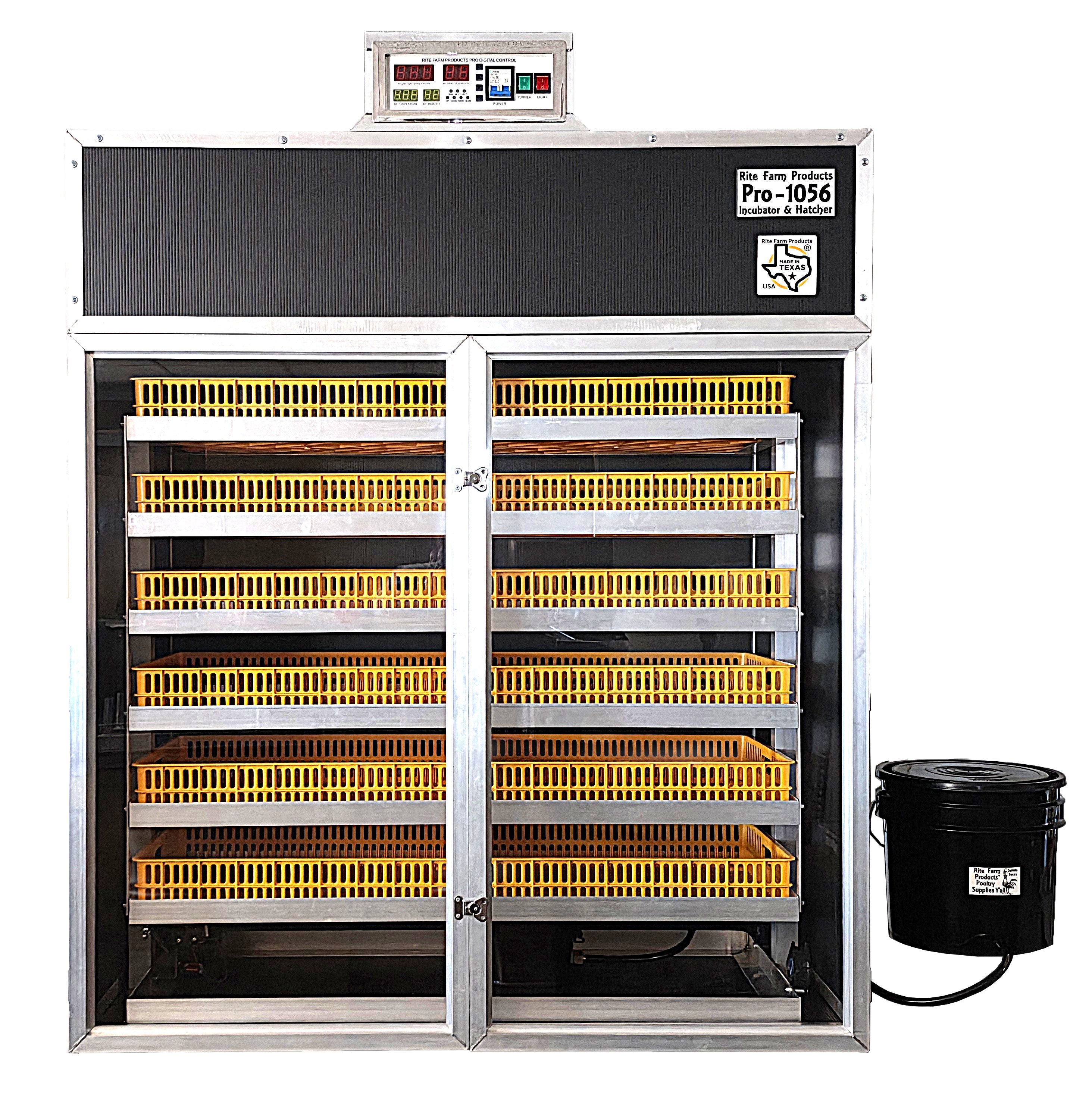 Rite Farm Products PRO1056 USA BUILT Cabinet Incubator & Egg Hatcher