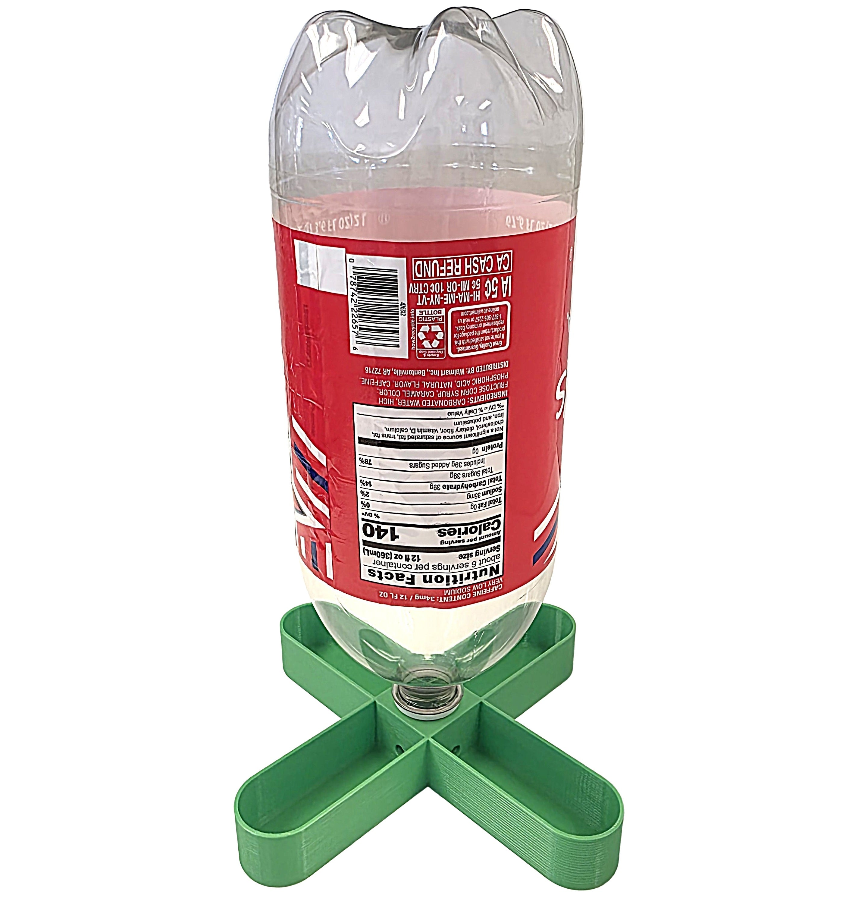 Rite Farm Products 4 Way Anti Drown Soda Pop Chick Waterer for 20oz, 1 Liter, or 2 Liter Quail