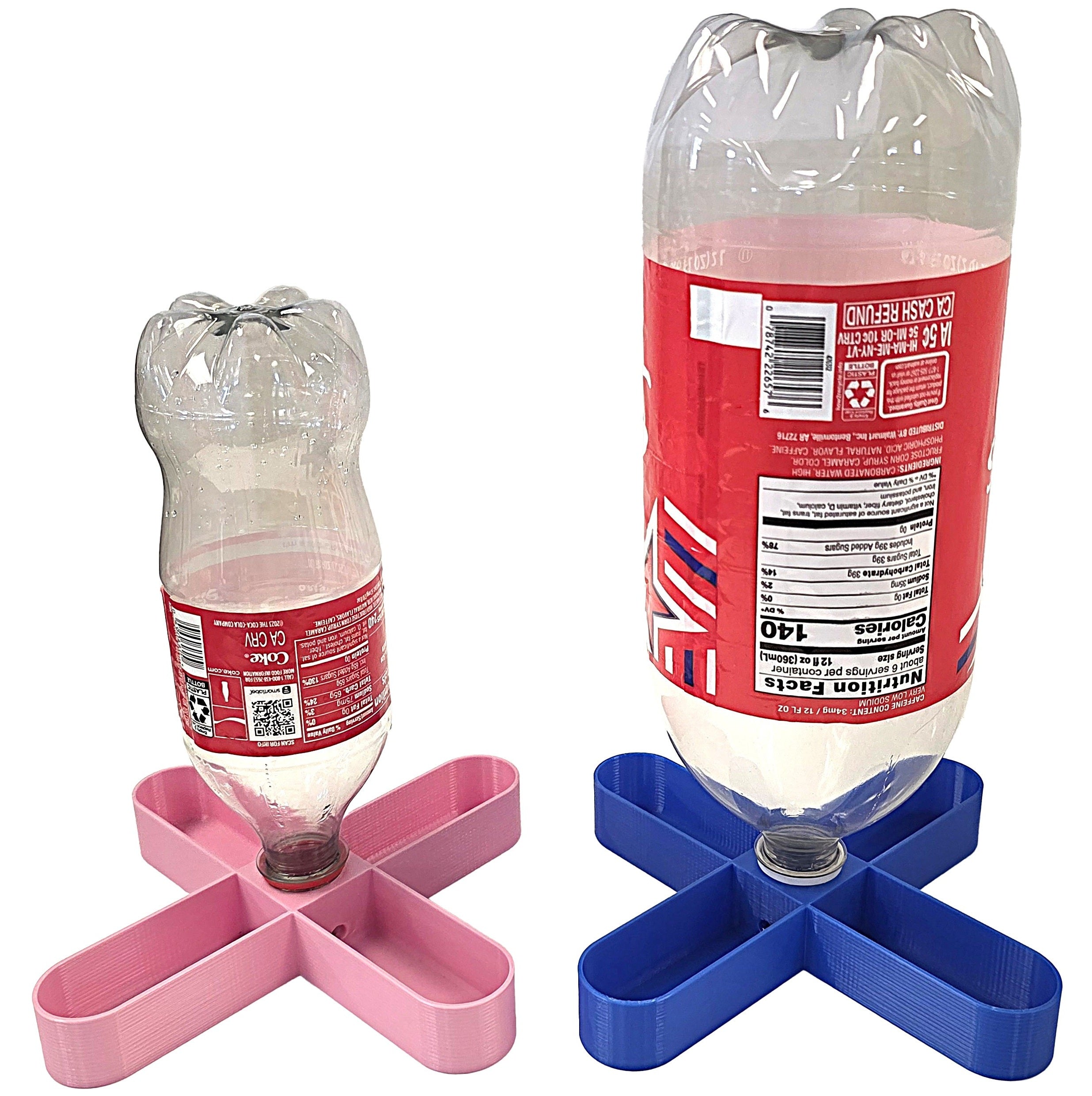 Rite Farm Products 4 Way Anti Drown Soda Pop Chick Waterer for 20oz, 1 Liter, or 2 Liter Quail