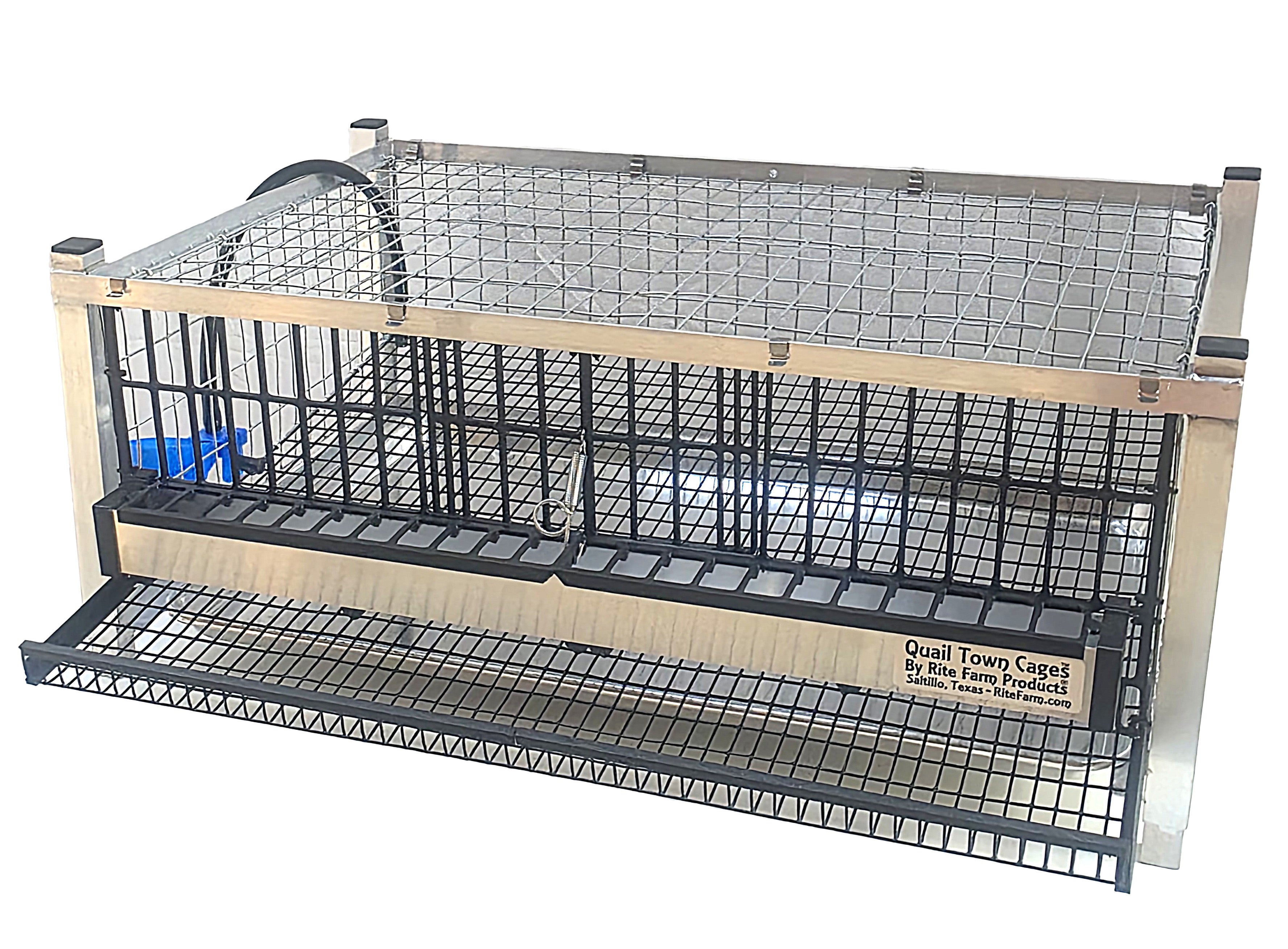Quail Town Cages by Rite Farm Products - Pro Modular Layer Cage with Egg Rollout