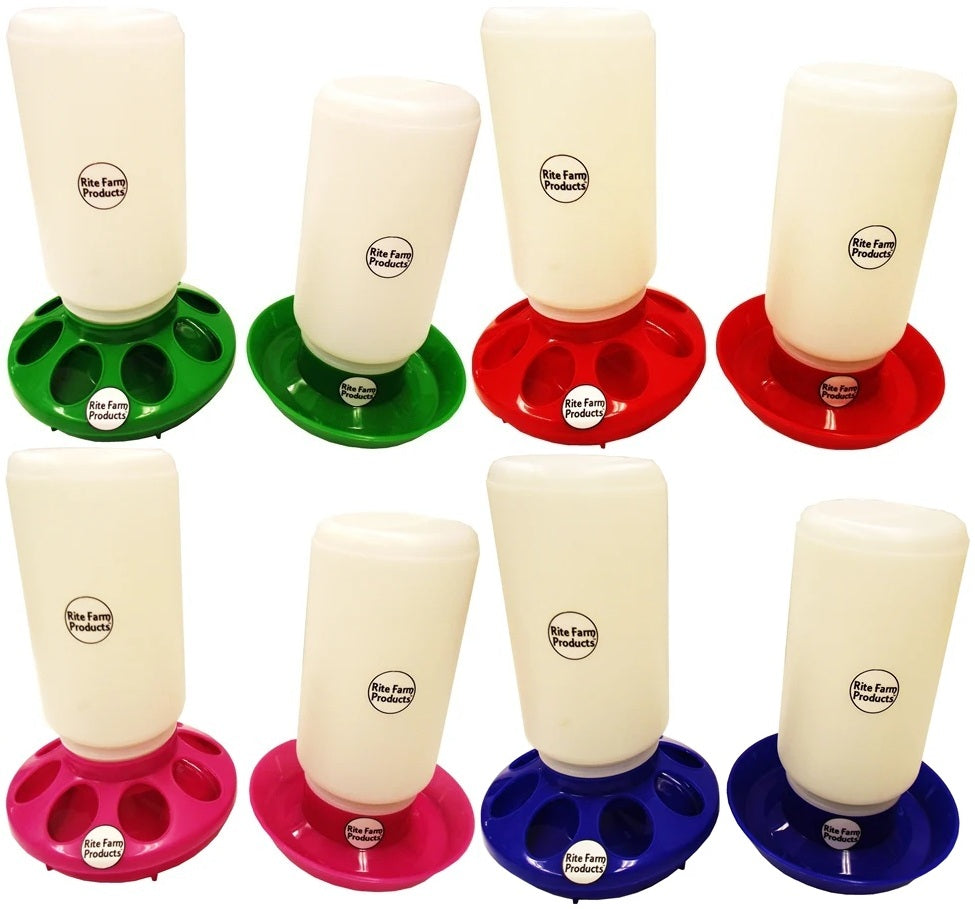 Rite Farm Products Chick Feeder & Waterer with Jars Poultry Chicken