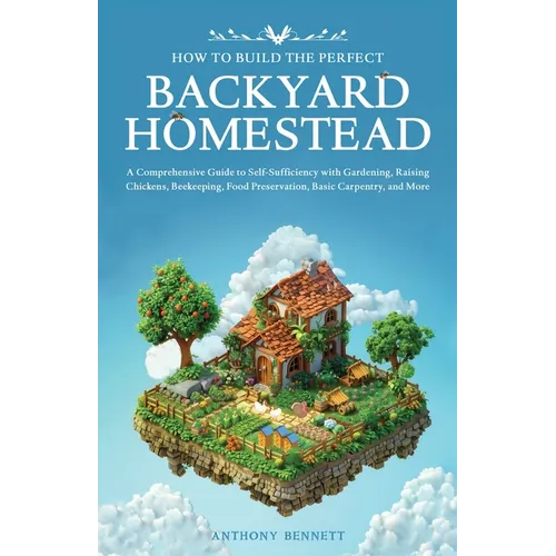 How to Build the Perfect Backyard Homestead: A Comprehensive Guide to Self-Sufficiency with Gardening, Raising Chickens, Beekeeping, Food Preservation - Paperback
