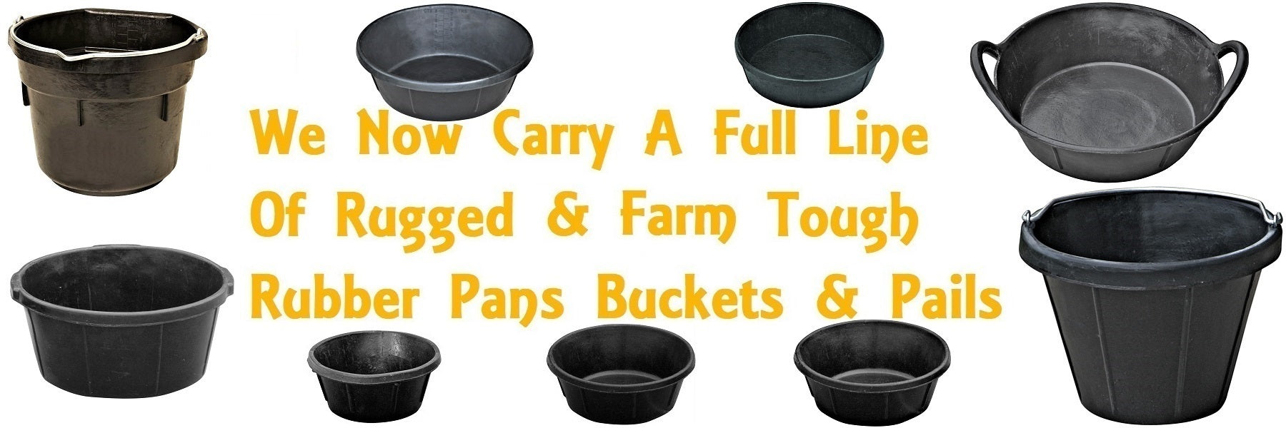 Plastic buckets and pails
