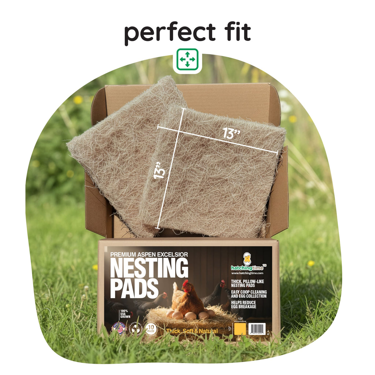 Premium Nesting Pads for Poultry