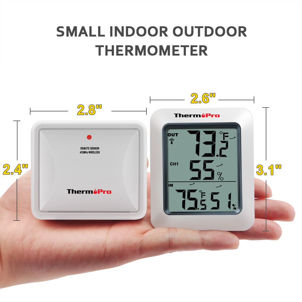 ThermoPro TP60 Digital Indoor Outdoor Thermometer / Hygrometer