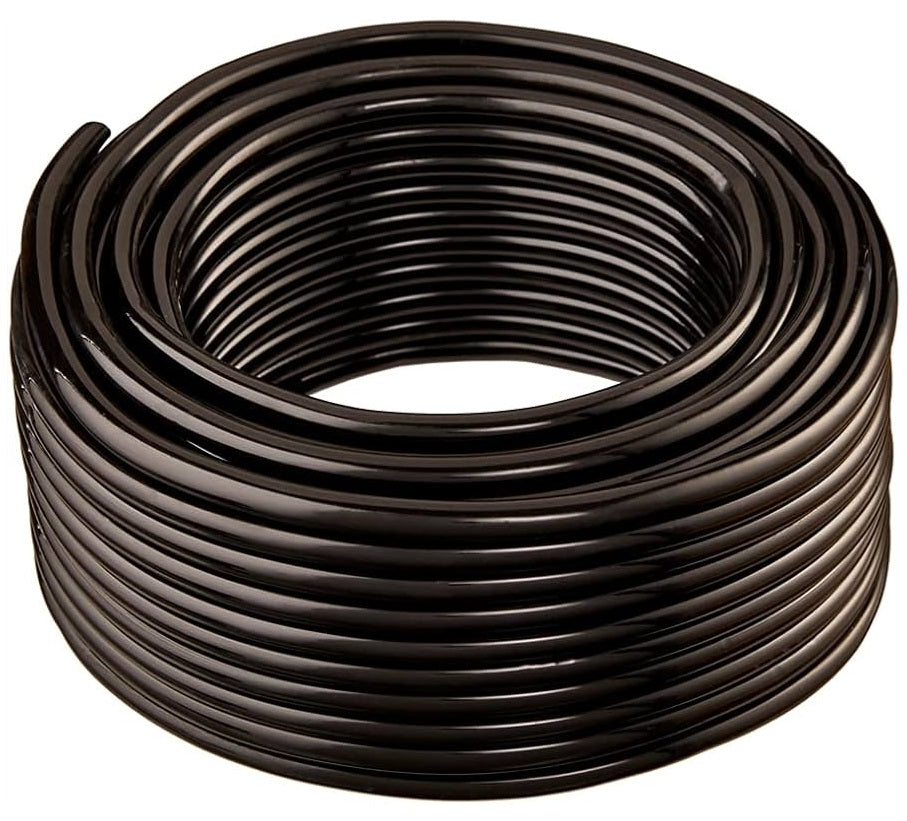 5ft of 1/4" Black UV Resistant Tubing Hose for Chicken Quail Rabbit Automatic Waterer Drinker Cups & Nipples