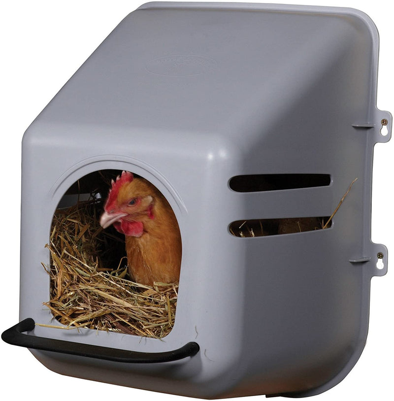 2 Pack Of Large wall mount poly egg nesting boxes