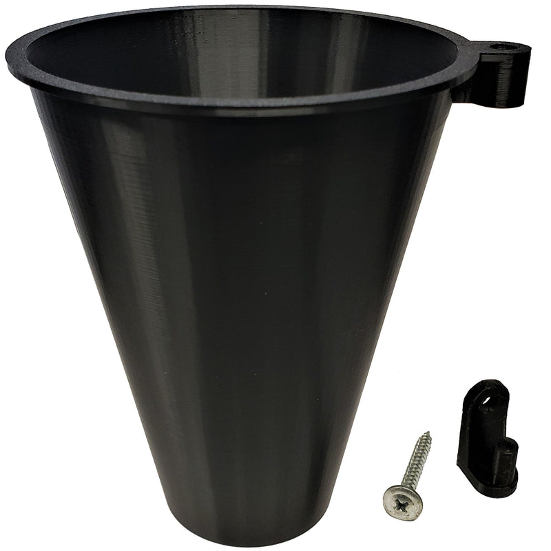 2 Pack of Extra Small Poly Quail Processing Kill Cones with Mounts & Screws