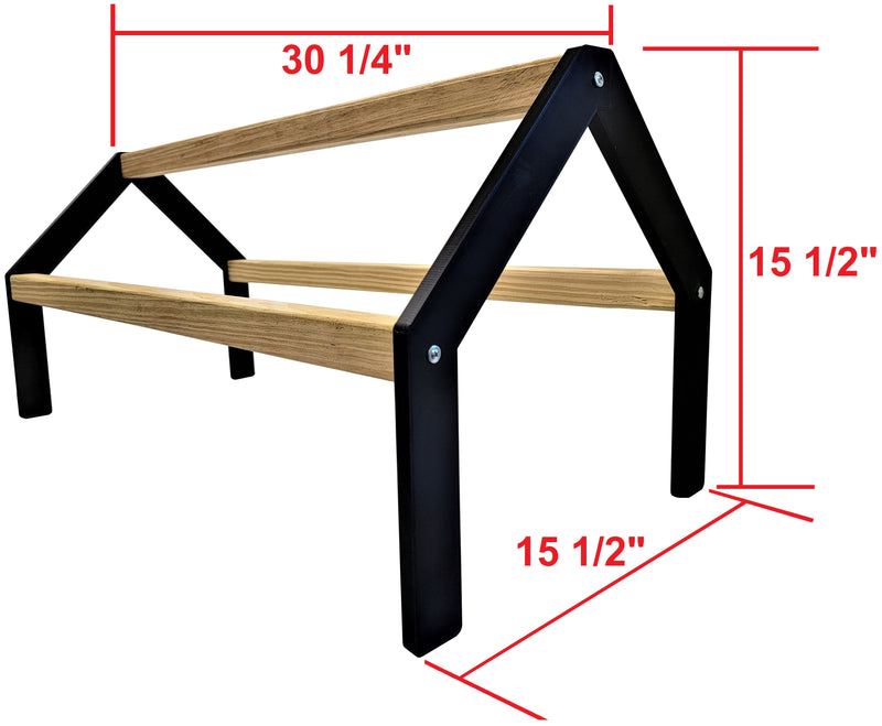 30 Inch Long 3 Bar Perch for Growing & Adult Chickens