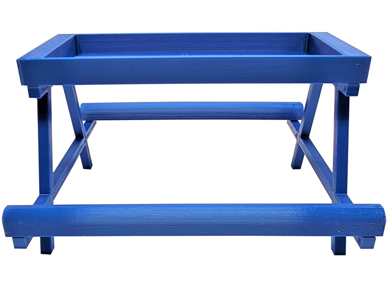 7 Inch Long Blue Chick Picnic Table Chicknic Treat Feeder Bench