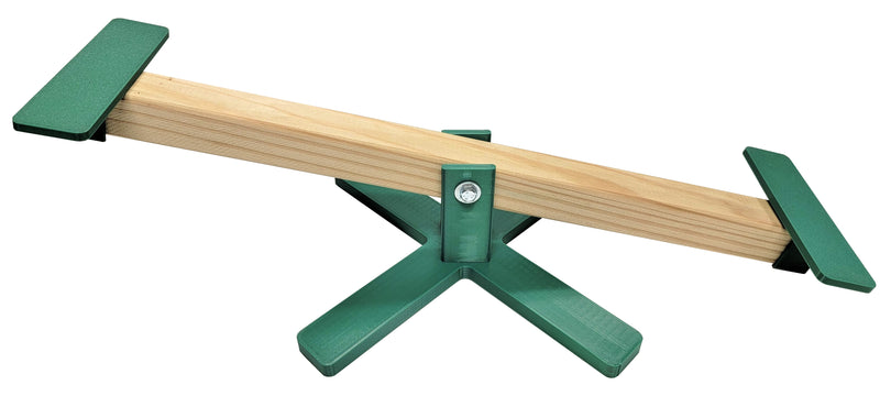 22 Inch Long Green Chicken Teeter Totter Seesaw Poultry Perch