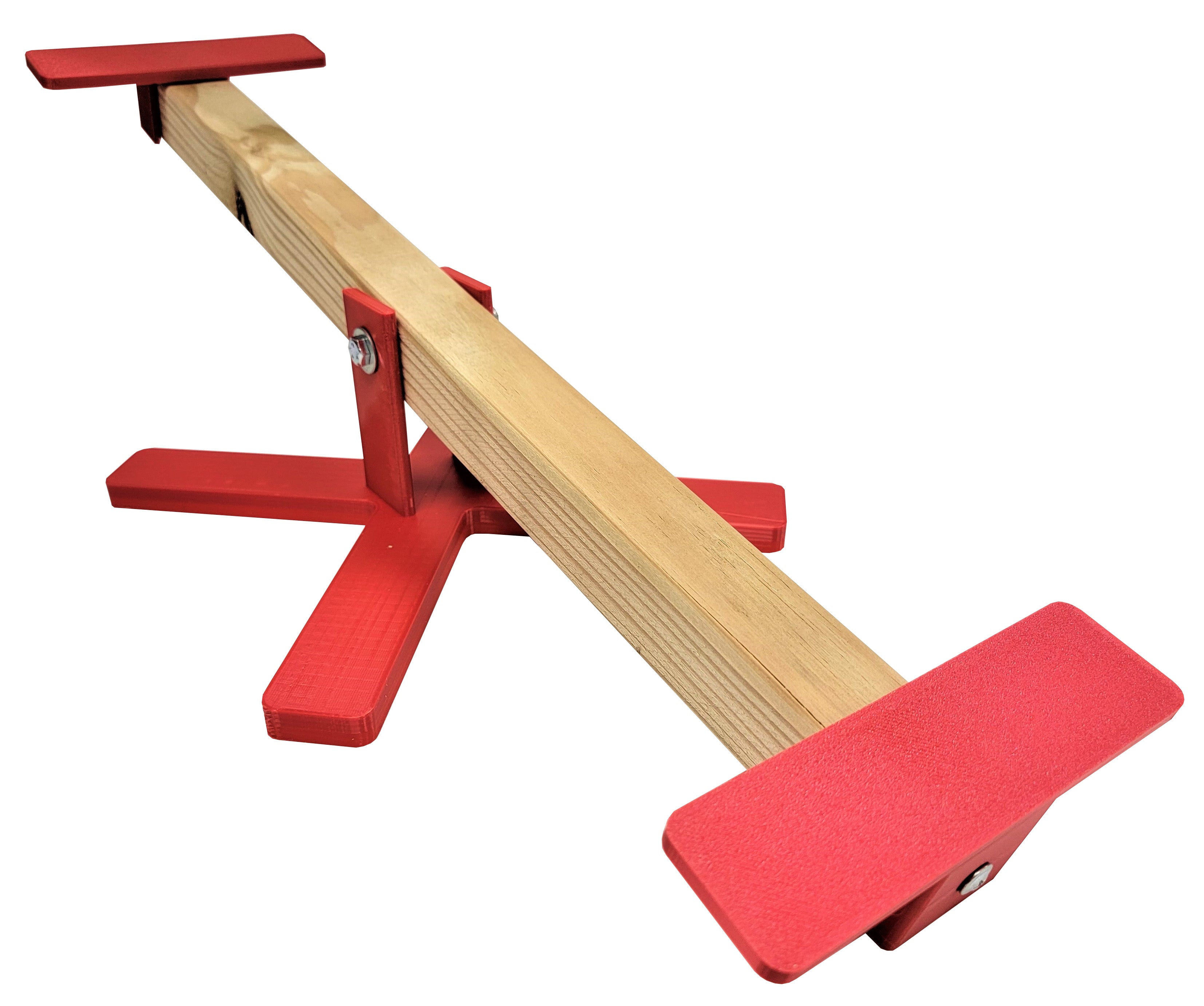 22 Inch Long Red Chicken Teeter Totter Seesaw Poultry Perch