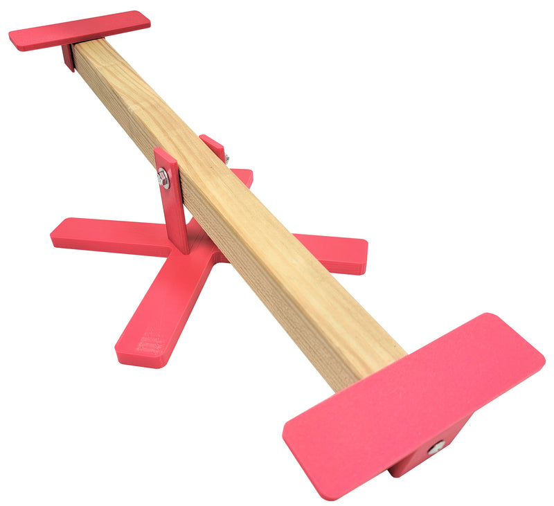 22 Inch Long Pink Chicken Teeter Totter Seesaw Poultry Perch