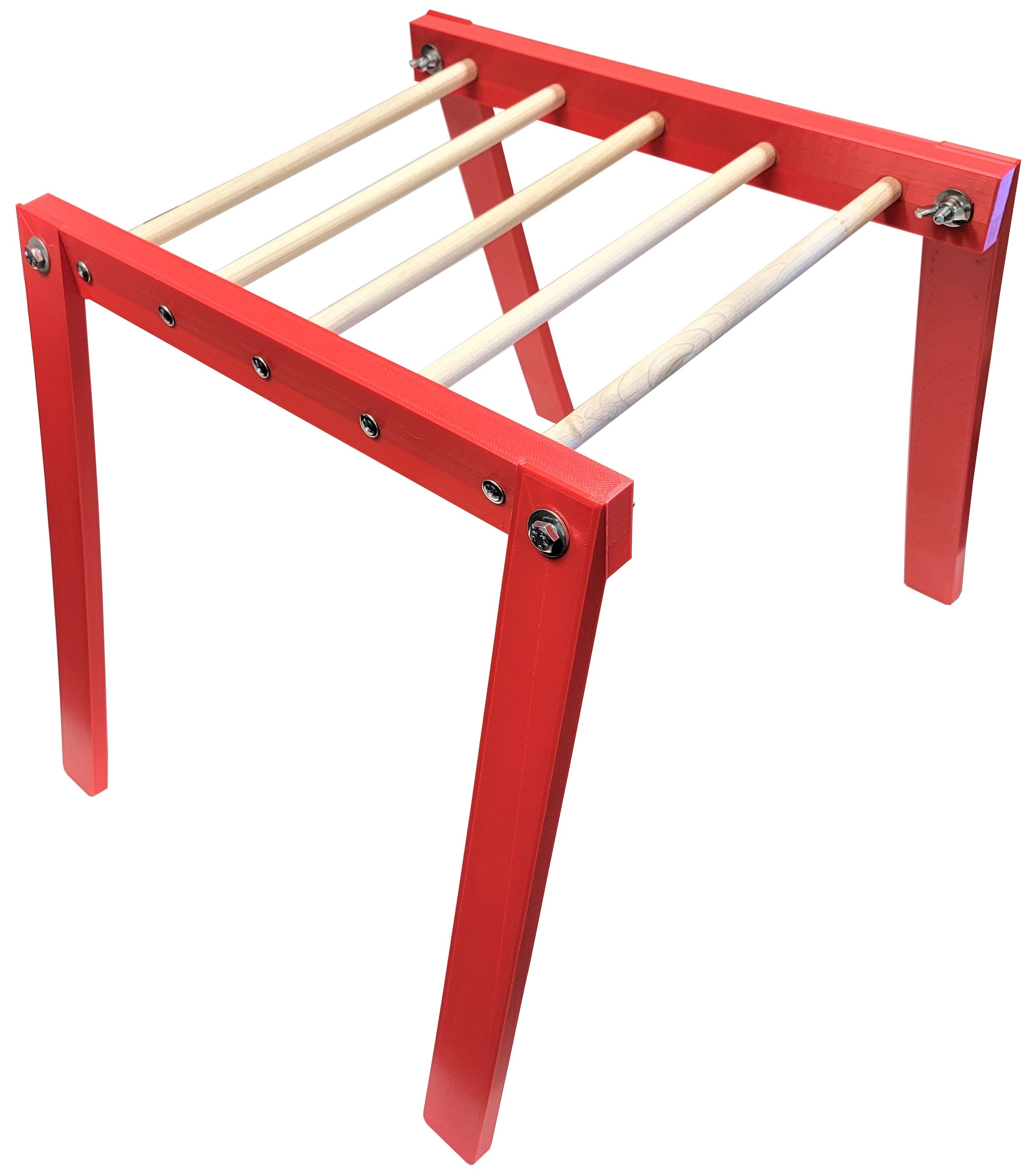 20.5 Inch Long Red Chicken Monkey Bars Poultry Perch