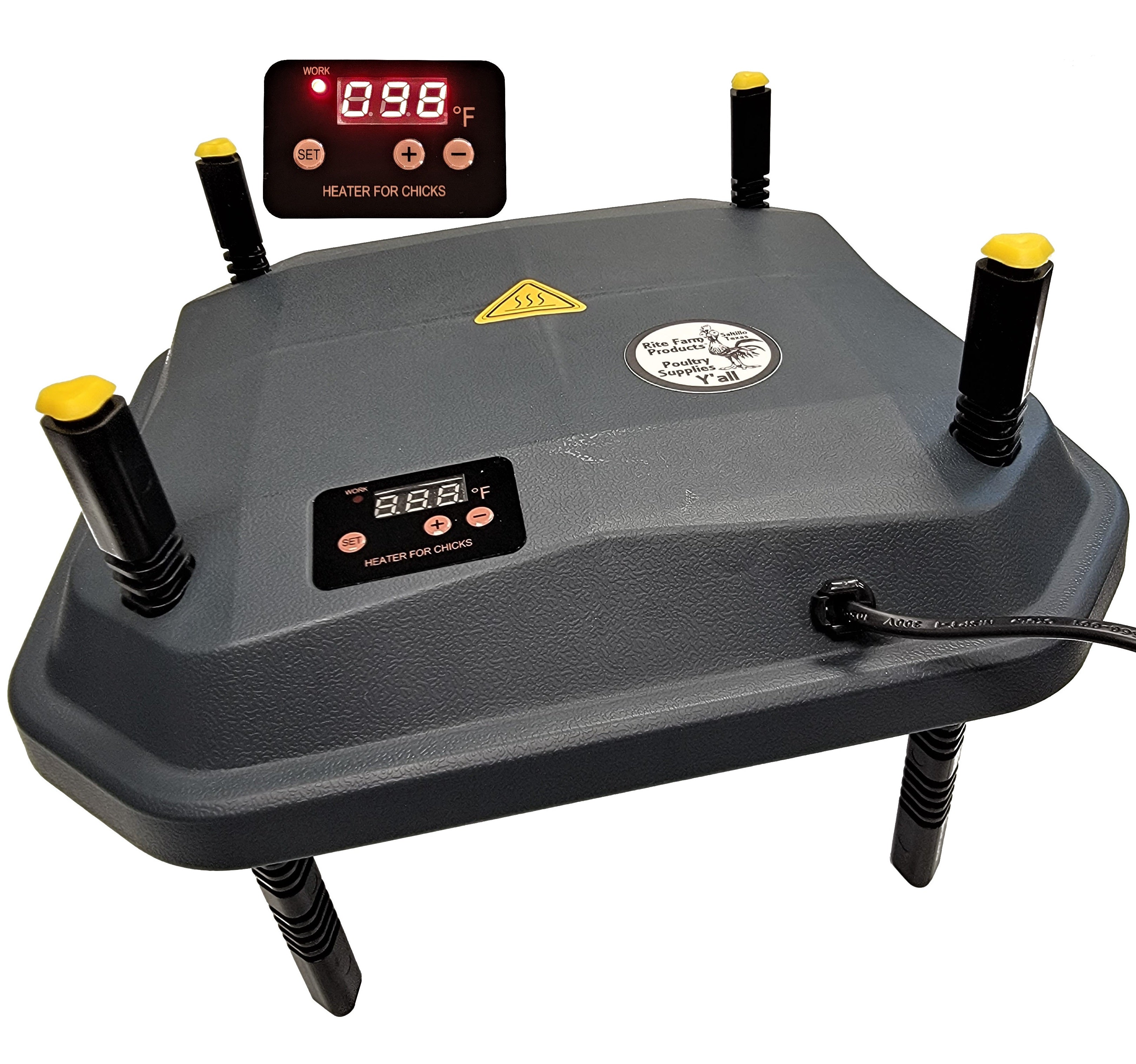 12"x12" Chick Brooder Heating Plate 22-Watts Digital Heat Temperature Adjustable