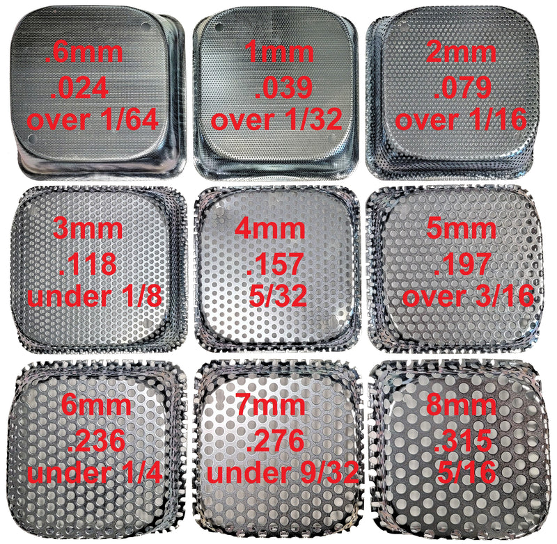 Replacement 3mm Sieve Plate for Feed & Grain Grinding Mill