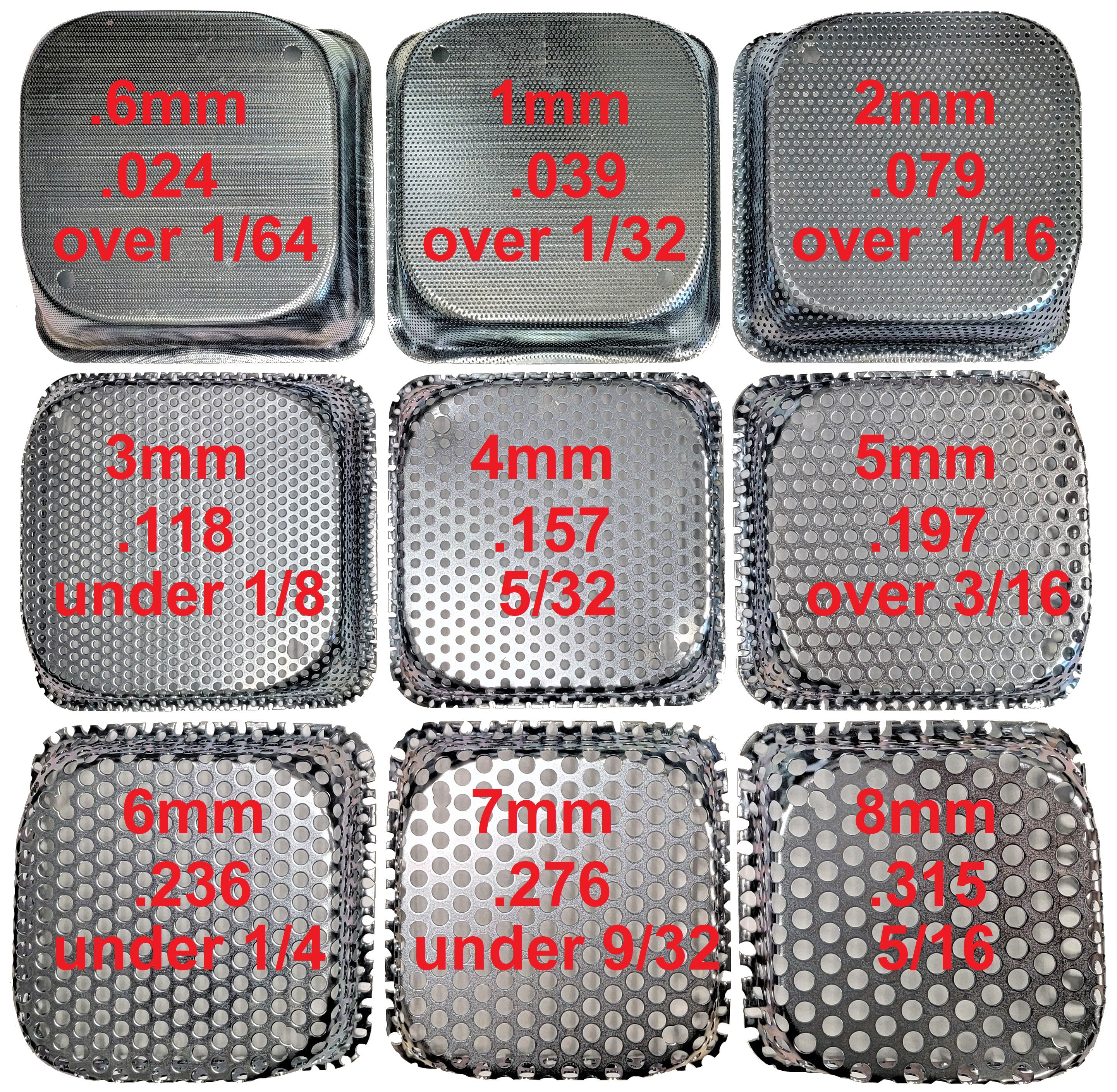 Replacement 1mm Sieve Plate for Feed & Grain Grinding Mill