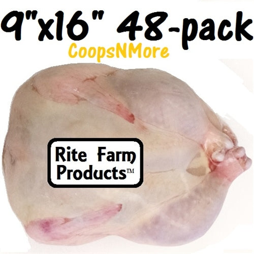 48 pack of 9"x16" Poultry Shrink Bags Chicken Freezer