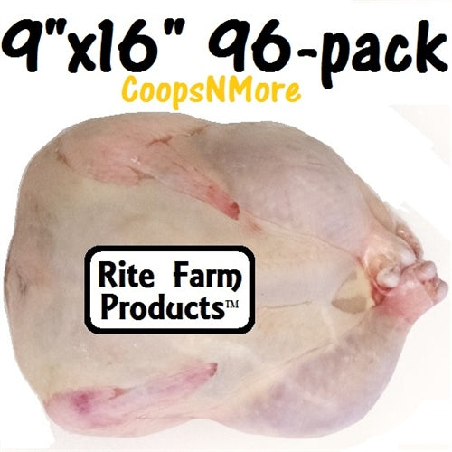 96 pack of 9"x16" Poultry Shrink Bags Chicken Freezer