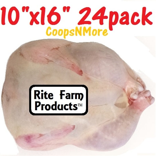 24 pack of 10"x16" Poultry Shrink Bags Chicken Freezer