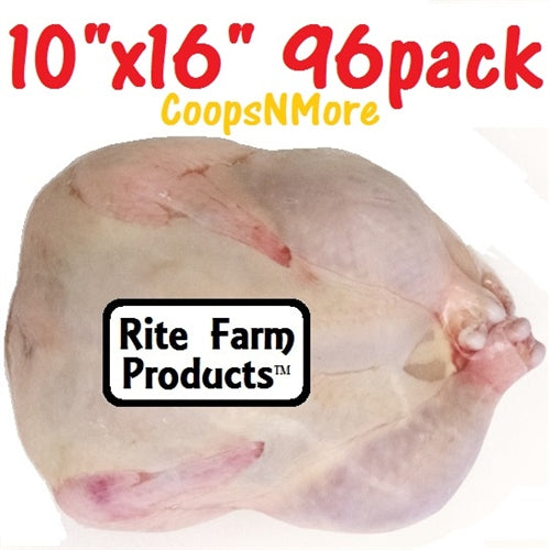 96 pack of 10"x16" Poultry Shrink Bags Chicken Freezer