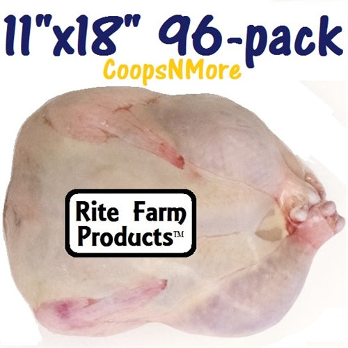 96 pack of 11"x18" Poultry Shrink Bags Chicken Freezer