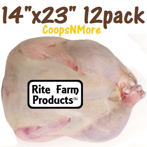 12 pack of 14"x23" Turkey Shrink Bags Poultry Freezer