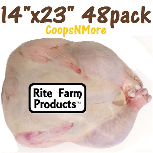48 pack of 14"x23" Turkey Shrink Bags Poultry Freezer