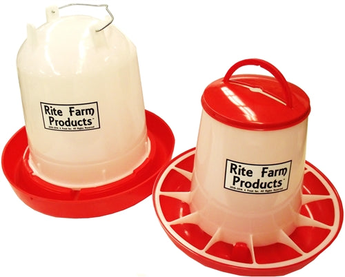 COMBO Large Rite Farm Products Feeder & Waterer