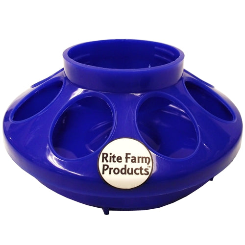 Rite Farm Products Blue Chick Feeder & Quart Jar