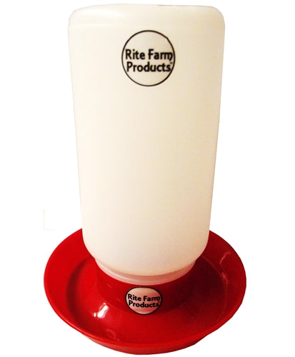 Rite Farm Products Red Chick Waterer & Quart Jar