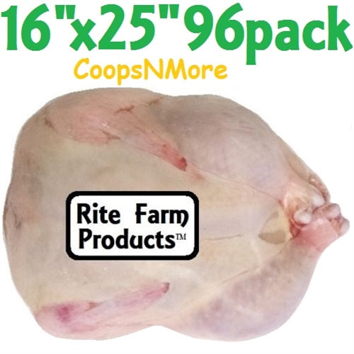 96 pack of 16"x25" Turkey Shrink Bags Poultry Freezer