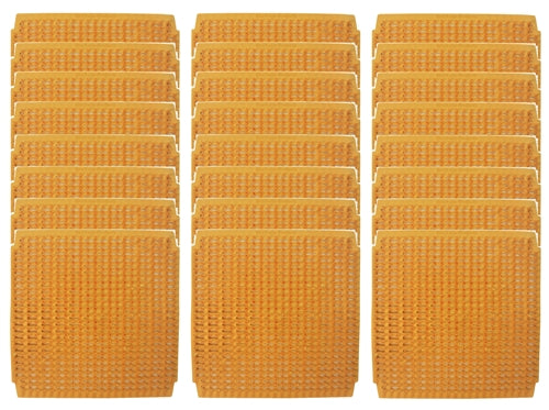 24 Pack of sunset wheat plastic egg nesting box pads