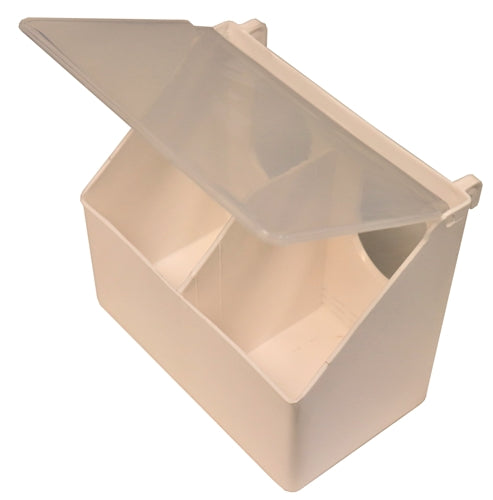 4 Pack of Plastic 2 Hole Quail, Pigeon, Dove, Bird Feeders
