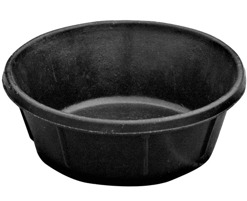 3 Gallon 12 Quart Rubber Feed Pan Livestock Food Bowl