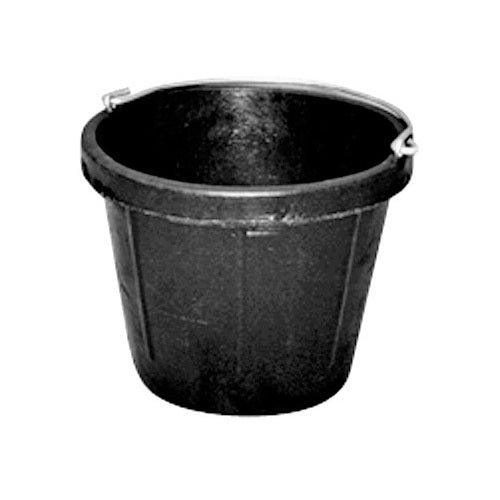 3 Pack Of 2 Gallon 8 Quart Rubber Feed Buckets Livestock Pail