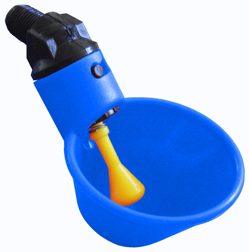 Blue Automatic Cup Style Poultry Chicken Drinkers