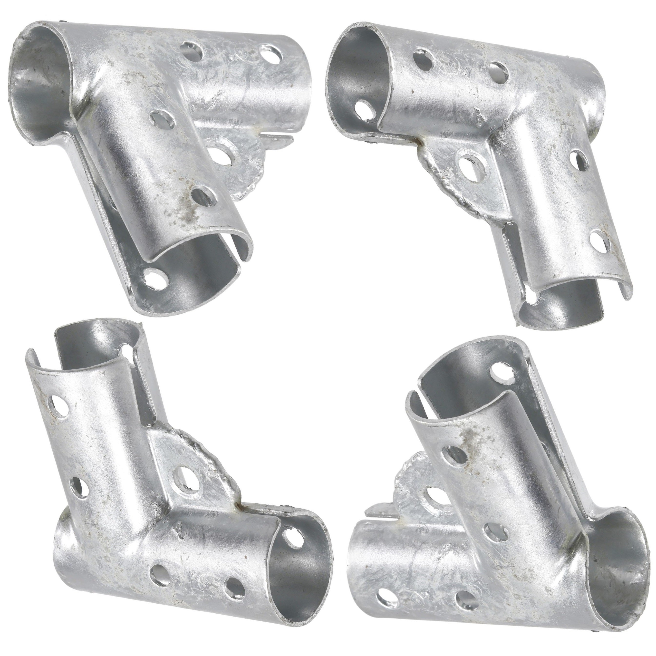 4 Pack Of 1 3/8" Gate Corner Elbows / Tee For Chain Link Fence & Canopy & 1" PVC Pipe