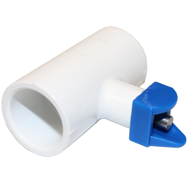 Horizontal Poultry Nipple & 1/2 PVC Tee Chicken Drinker System